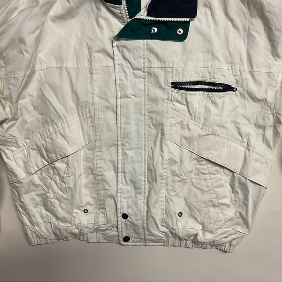 Towncraft White Weatherproof  Windbreaker Jacket - Picture 2 of 5